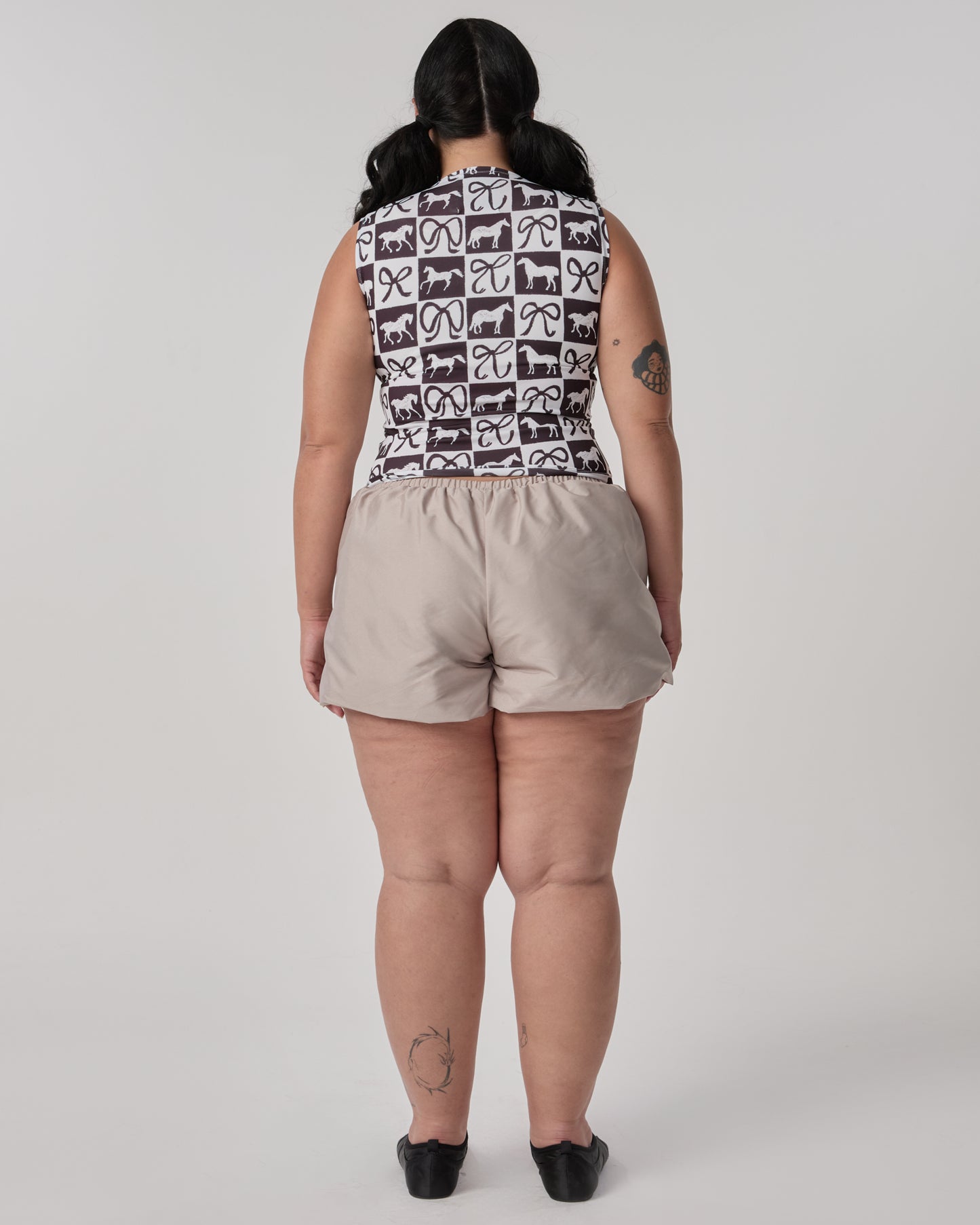 SHORTS BALONÊ CELINE AREIA