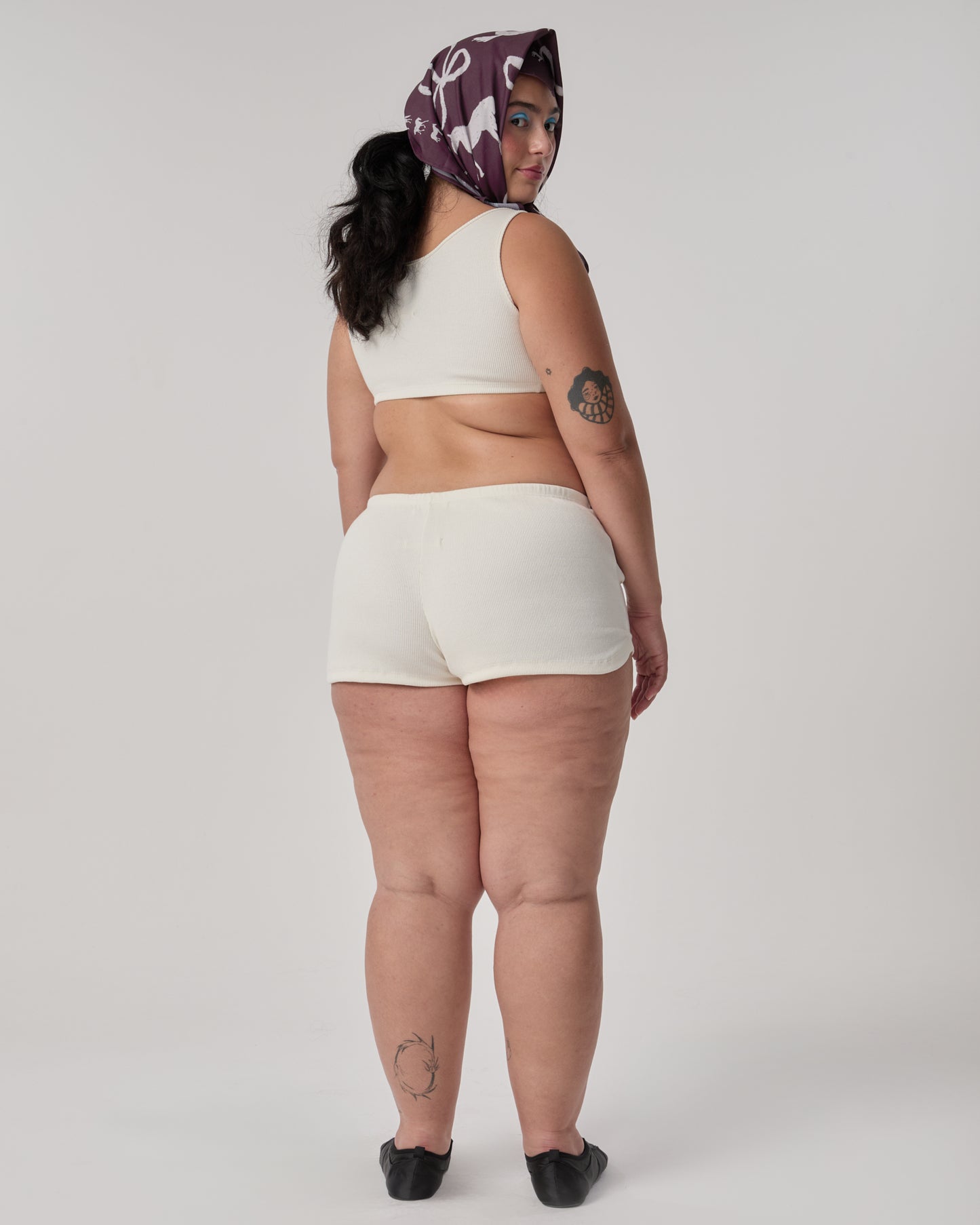 SHORTS MEGAN OFF-WHITE