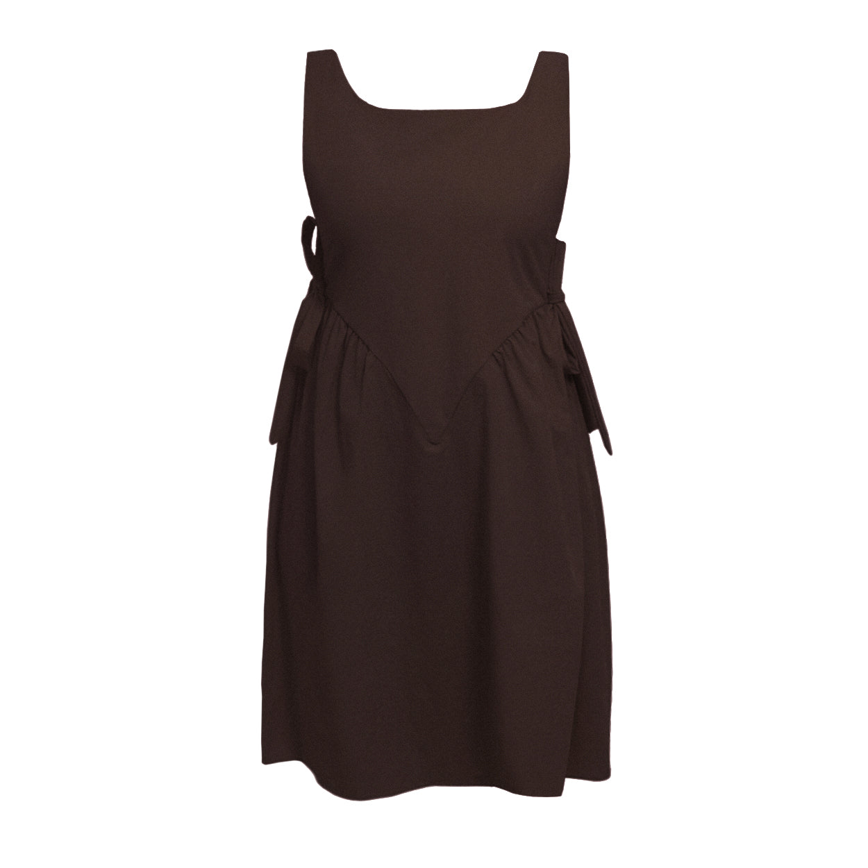 VESTIDO SALLY MARROM