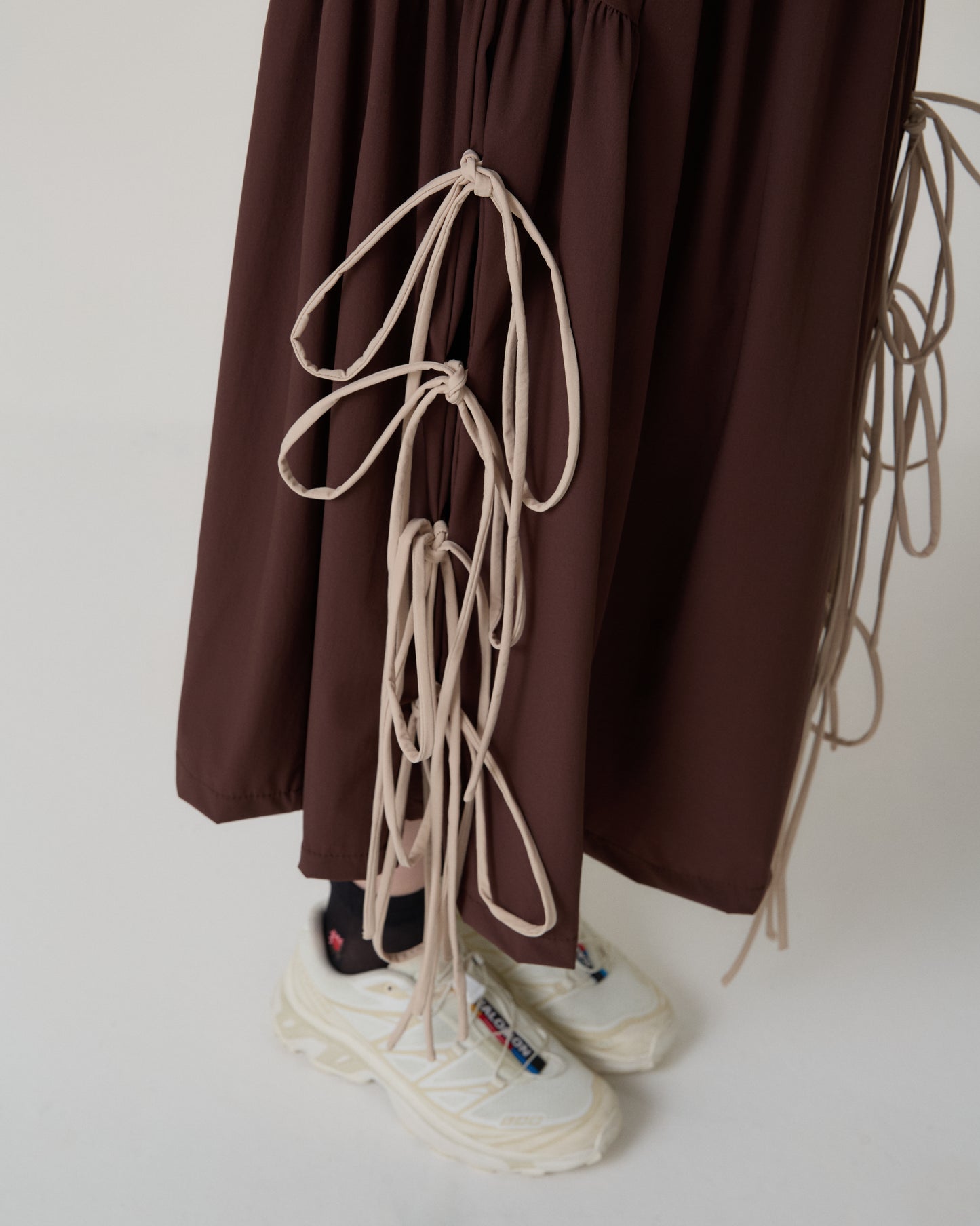 SAIA MIDI LIZZY MARROM