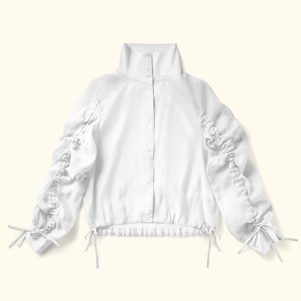 Jaqueta Tule Audre Off-White