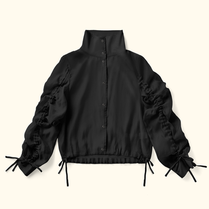 Jaqueta Tule Audre Preto