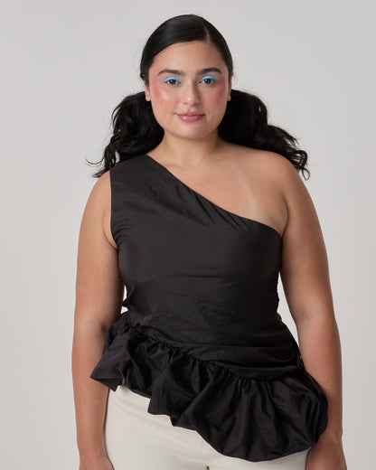 TOP BALONÊ CELINE PRETO