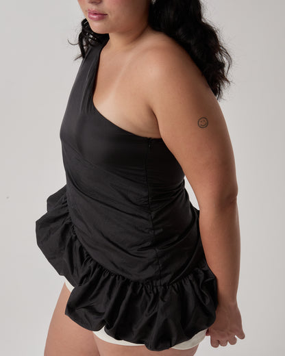 TOP BALONÊ CELINE PRETO