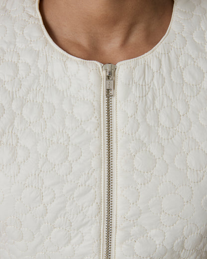 Colete Puffer Esmé off white