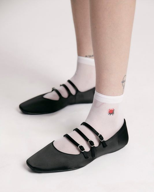 LEONI SOCKS BRANCA