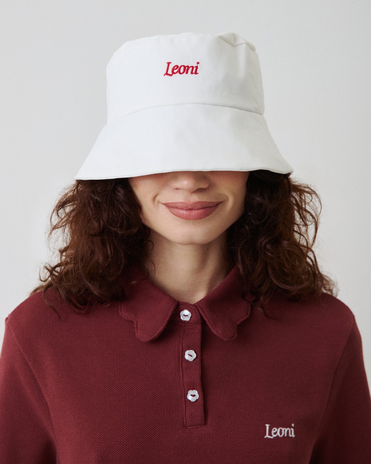 Bucket Hat Leoni off-white