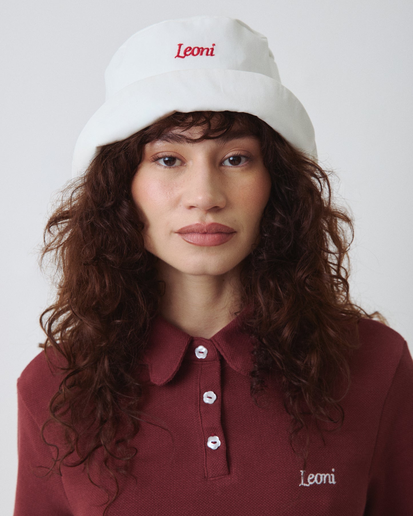 Bucket Hat Leoni off-white