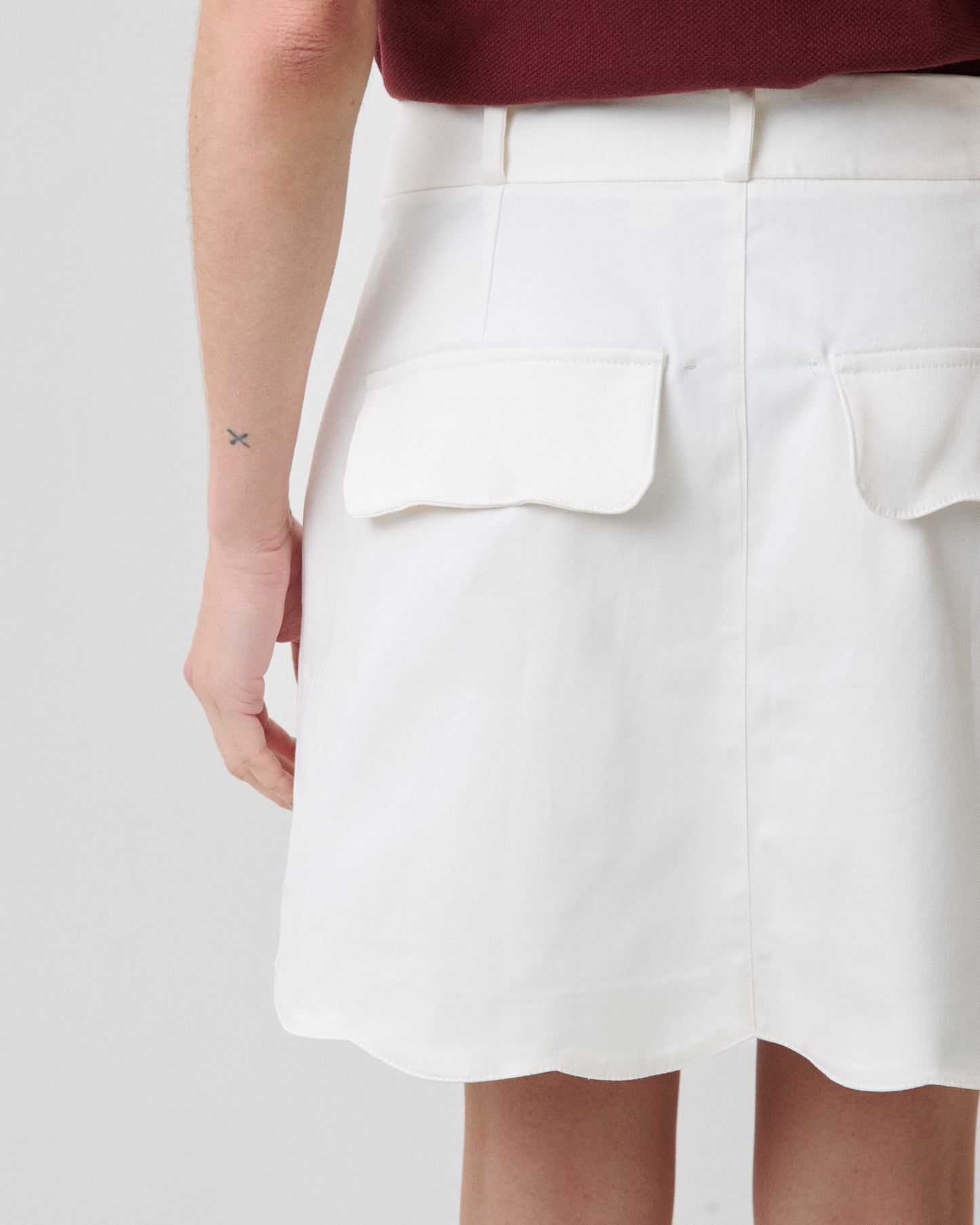 Mini saia Marianne off-white