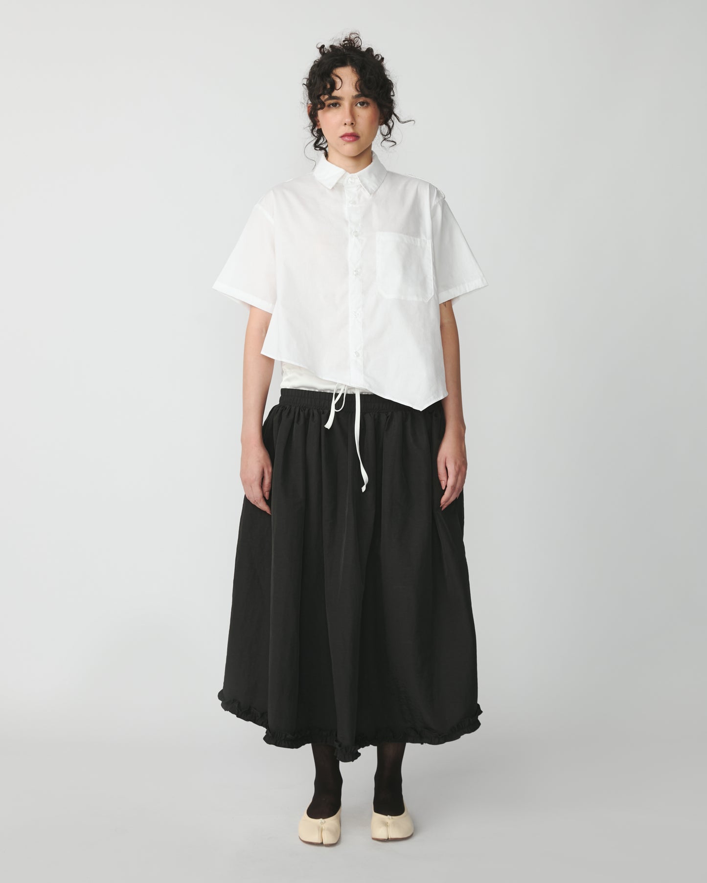 Saia Midi Molly preto