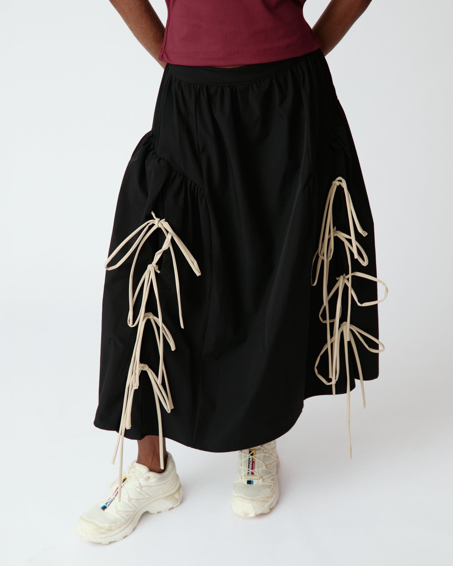 [PRÉ-VENDA] SAIA MIDI LIZZY PRETO