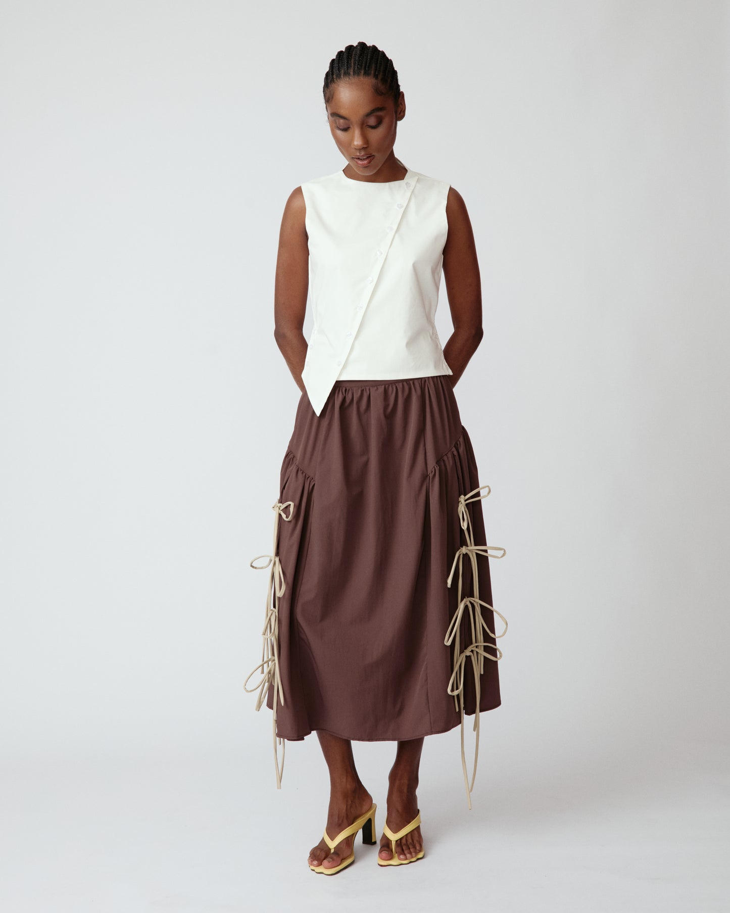 TOP JULIE OFF-WHITE