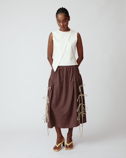 TOP JULIE OFF-WHITE