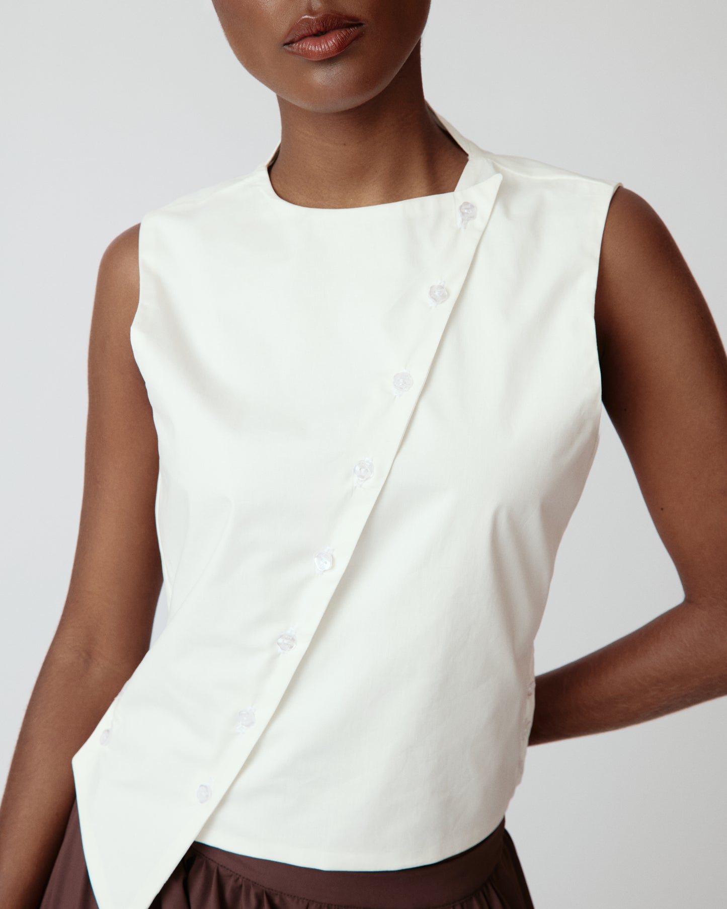 TOP JULIE OFF-WHITE