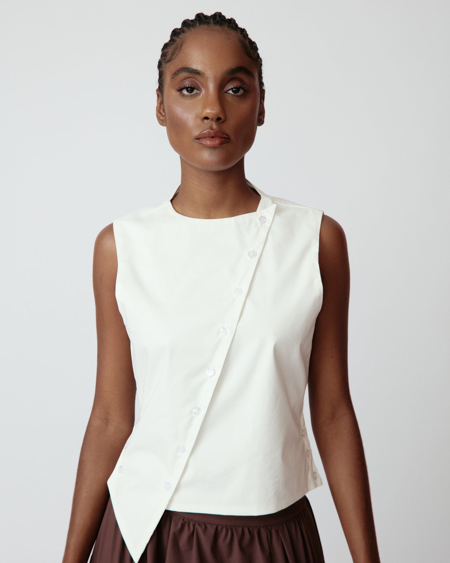 TOP JULIE OFF-WHITE