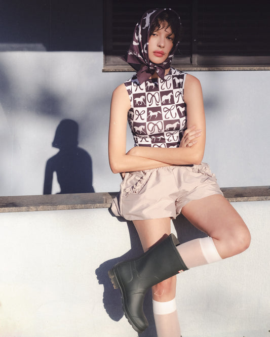 SHORTS BALONÊ CELINE AREIA