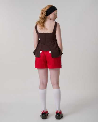SHORTS BONNIE VERMELHO