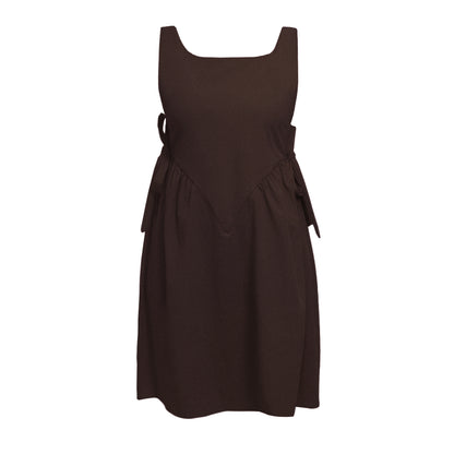 VESTIDO SALLY MARROM