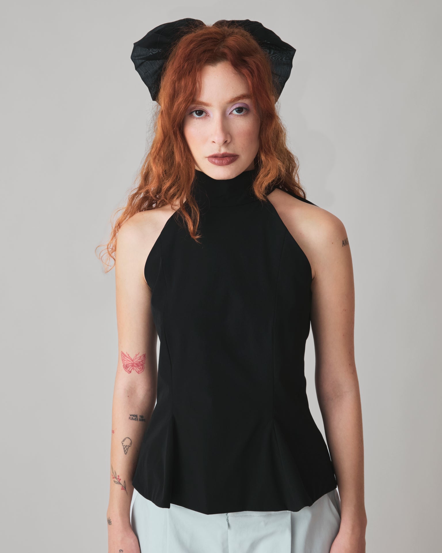 Top Bertha Preto — frente