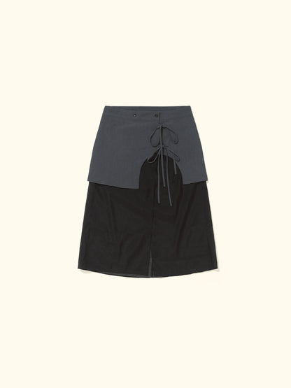 Saia Midi Carolyn Preto