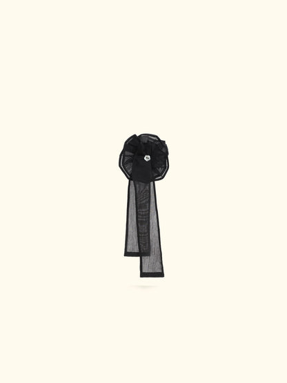 Broche Tule Preto