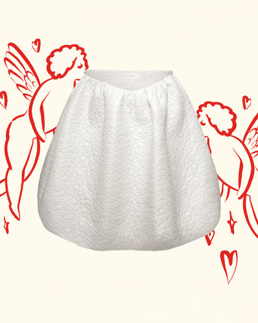 Saia balonê Esmé off-white